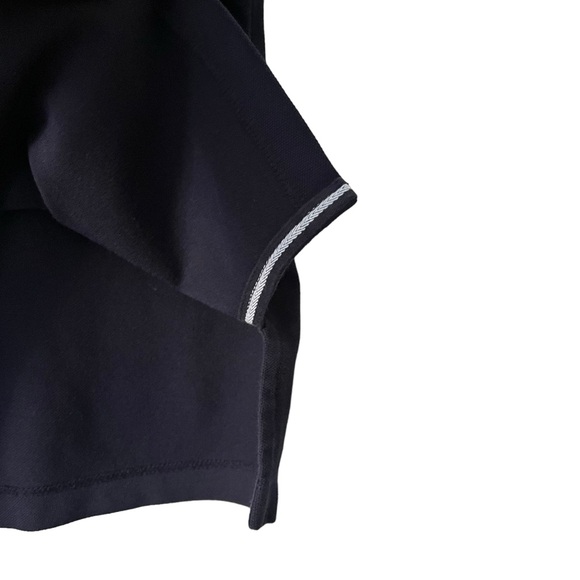 Tory Burch Navy Blue Knit Short Sleeve Polo Shirt Size XS - Picture 6 of 11